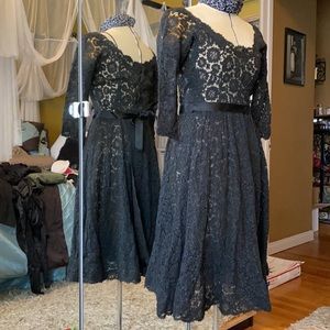 Vintage Black Lace dress